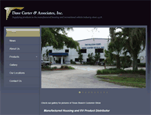 Tablet Screenshot of davecarter.com